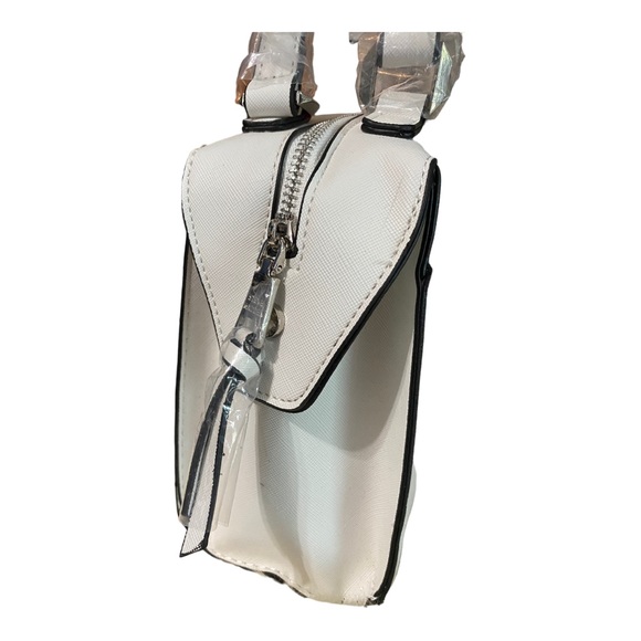 Steve Madden White Breese Crossbody or Satchel Purse - Picture 3 of 6